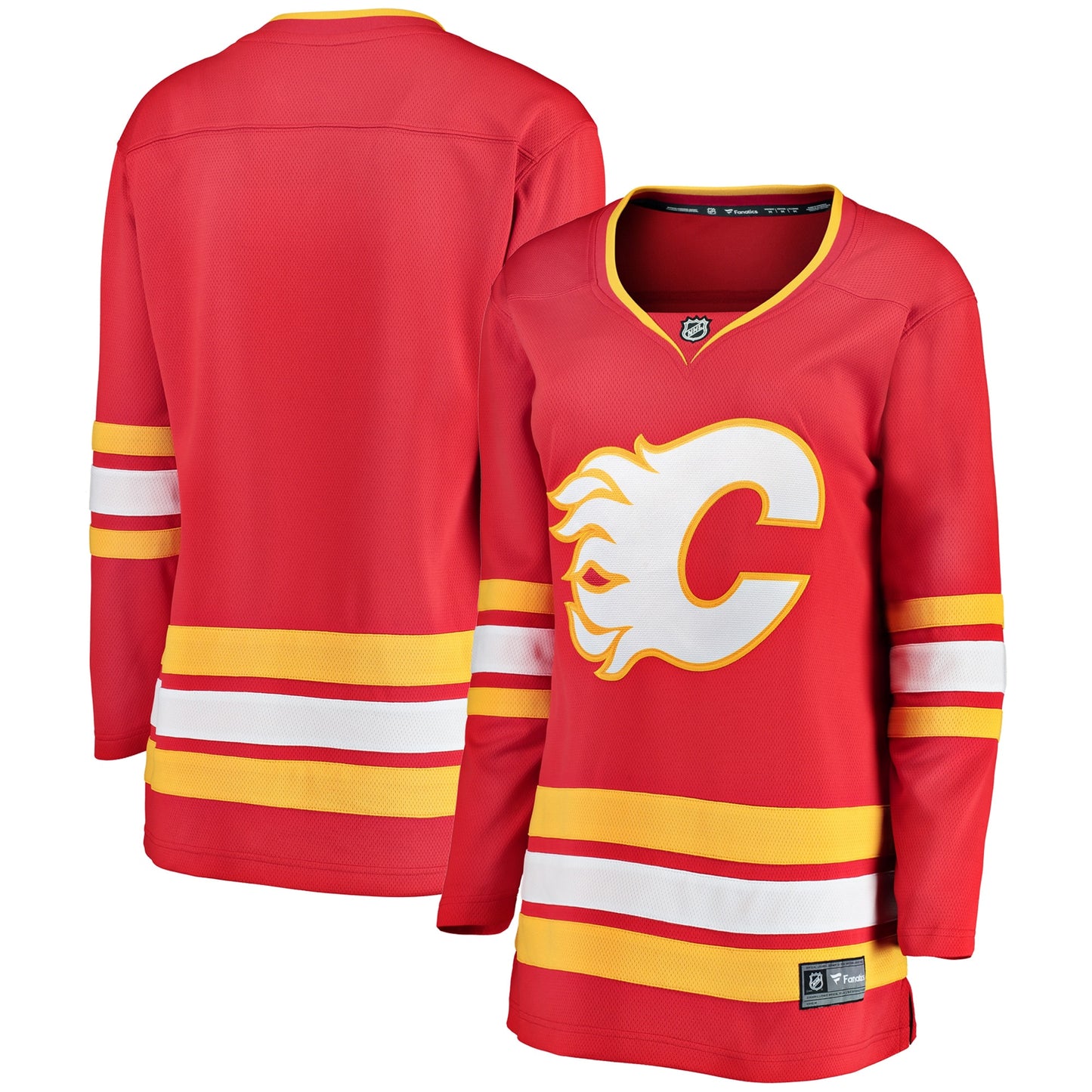 Calgary Flames Fanatics Branded Women's Home Breakaway Jersey - Red