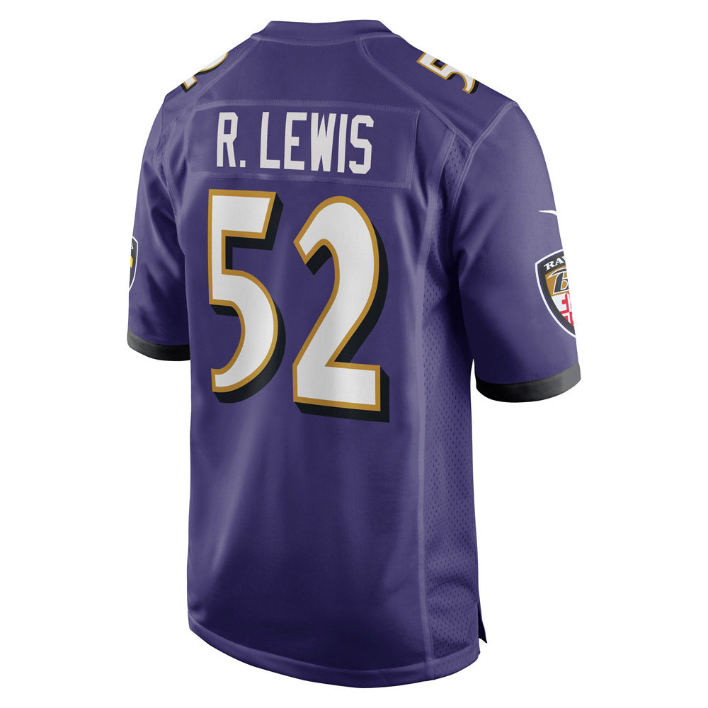 Men's Baltimore Ravens Ray Lewis Retired Player Jersey Purple
