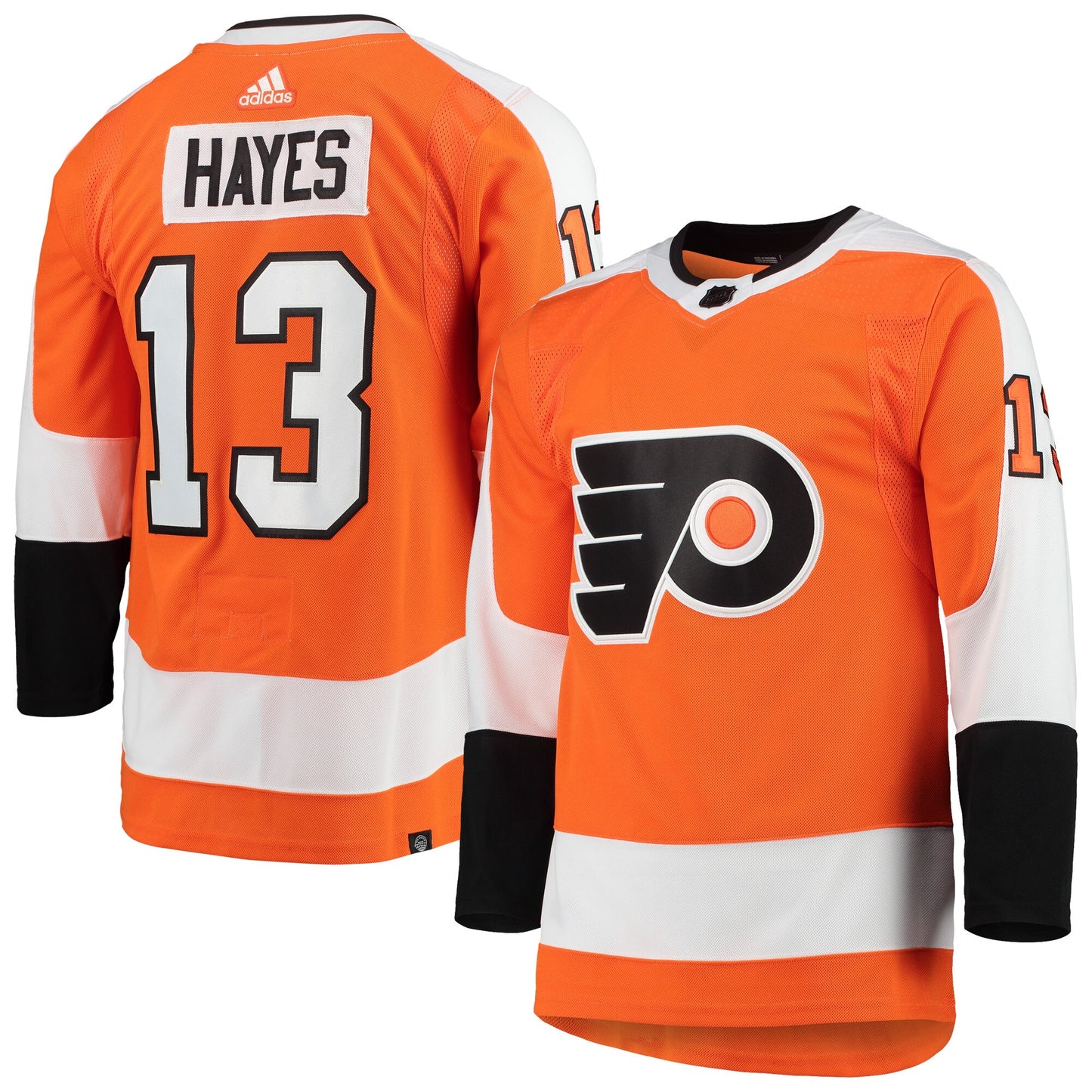 Kevin Hayes Philadelphia Flyers adidas Home Primegreen Authentic Pro Player Jersey - Orange
