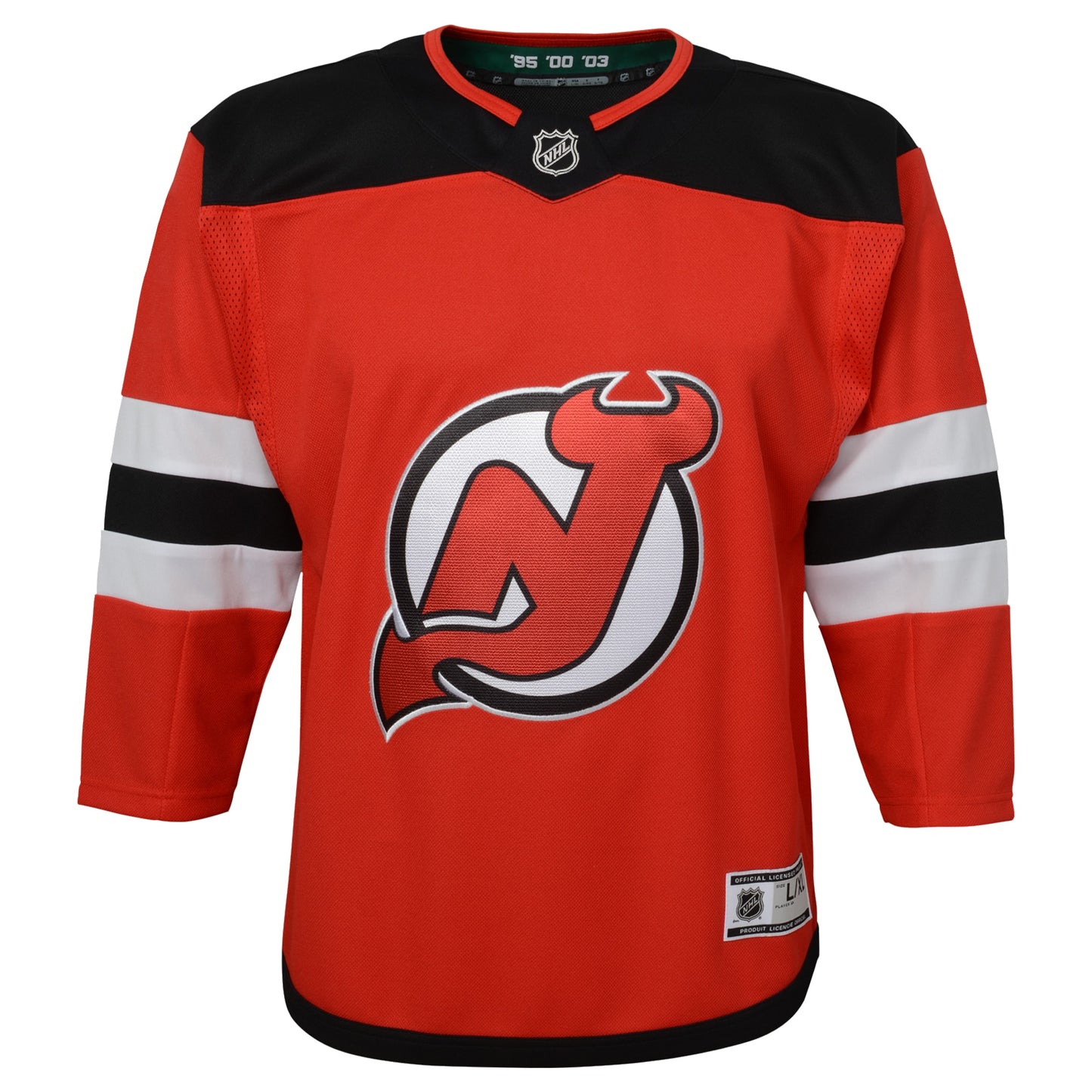 New Jersey Devils Youth Home Premier Blank Jersey - Red