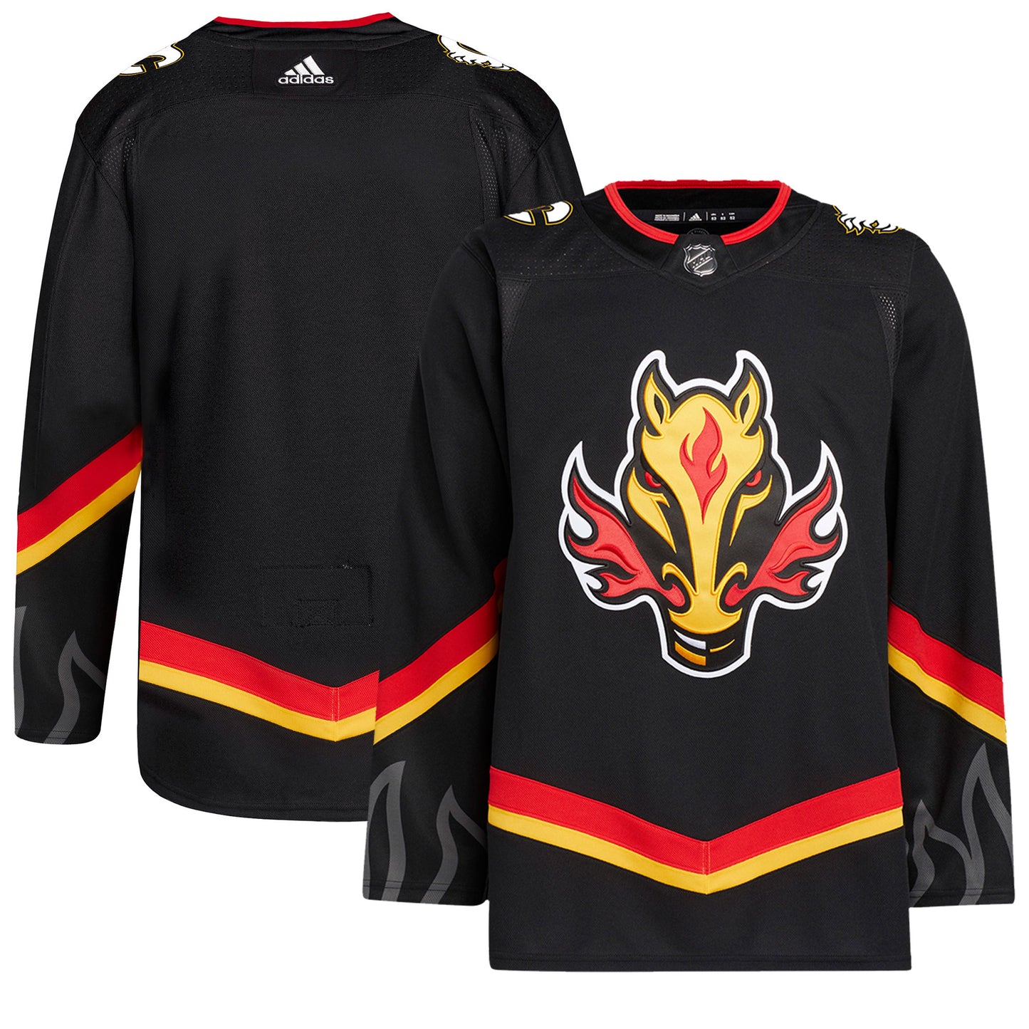 Calgary Flames adidas Alternate Primegreen Authentic Pro Jersey - Black