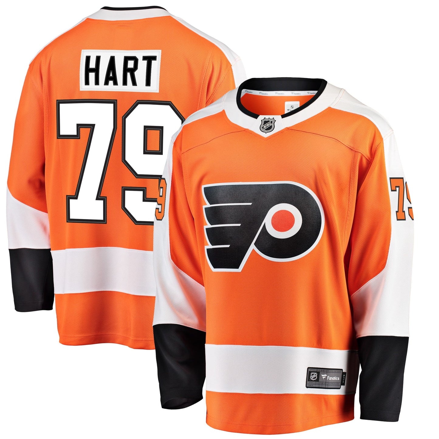 Carter Hart Philadelphia Flyers Fanatics Branded Home Premier Breakaway Player Jersey - Orange