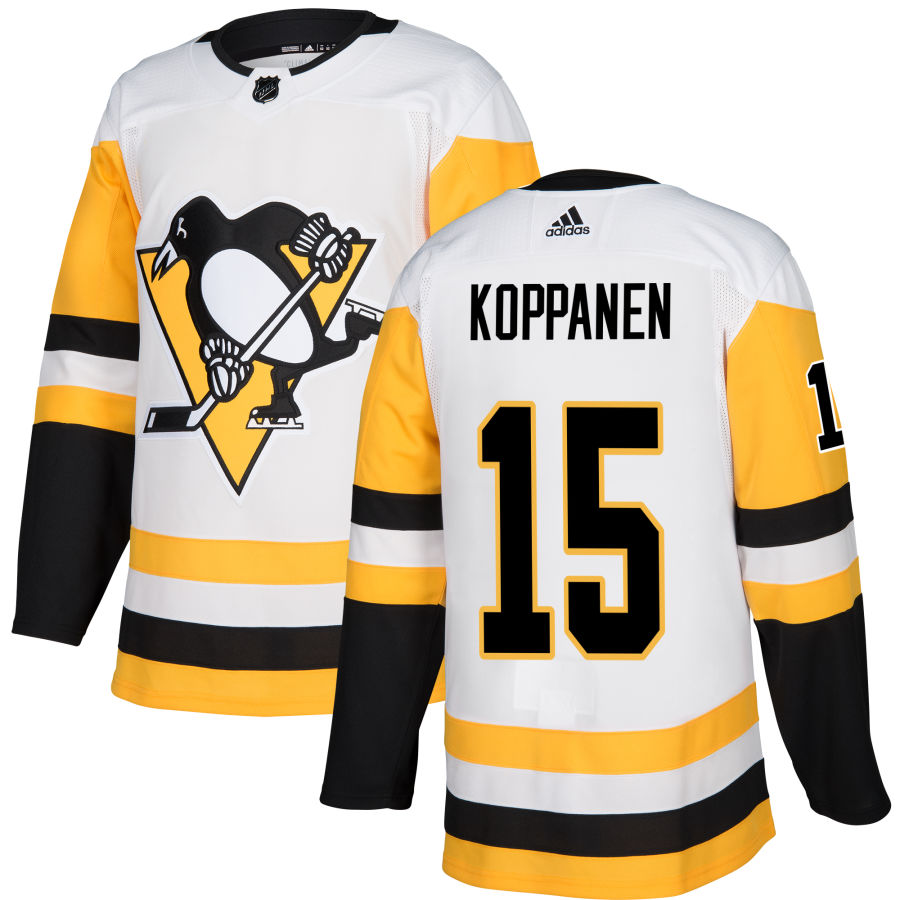 Joona Koppanen Pittsburgh Penguins adidas Authentic Jersey - White