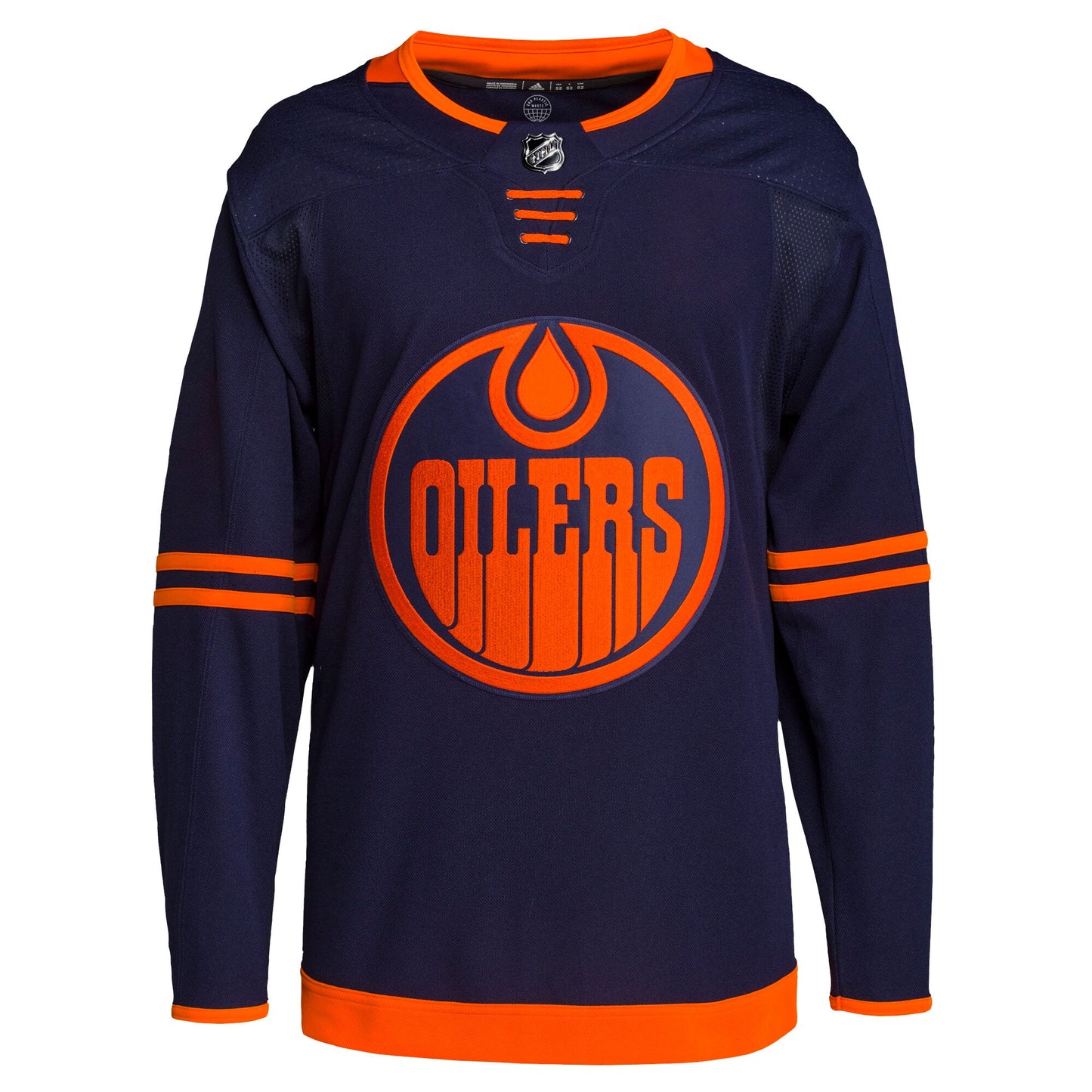 Edmonton Oilers adidas Alternate Primegreen Authentic Pro Blank Jersey - Navy